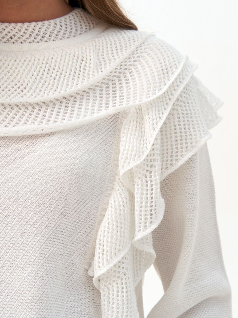 Джемпер для девочки AT1272 белый