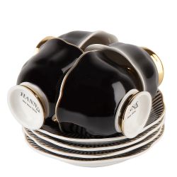 Набор кофейный 8пр. (4 персон) v=90мл (фарфор) (подарочная упаковка)