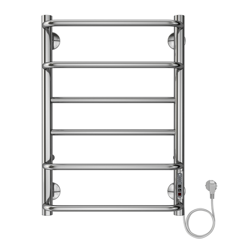 Полотенцесушитель электрический AZARIO MILAN 400/600 6 секций, диммер справа, хром