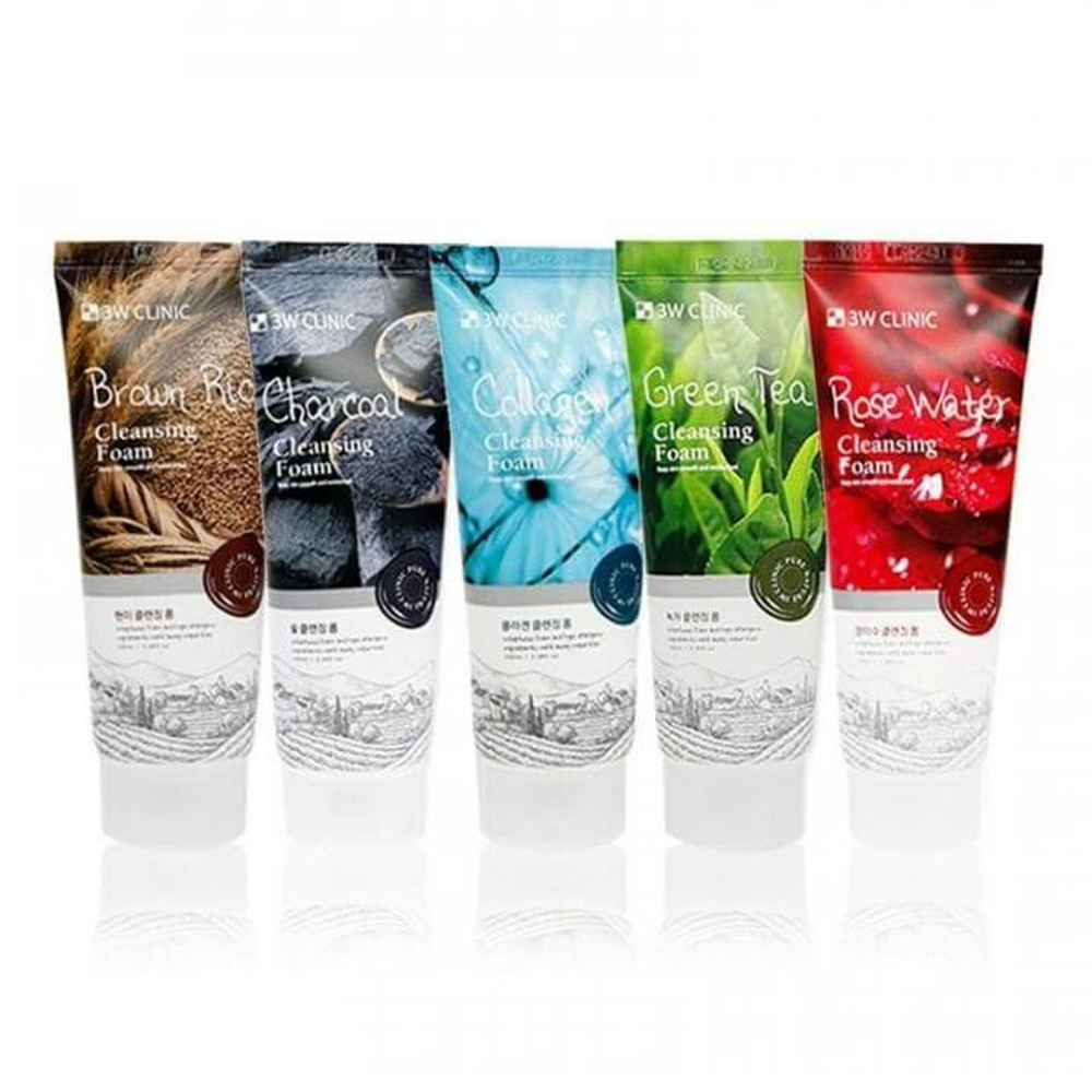 3W CLINIC Пенка для умывания Cleansing Foam 100 ml