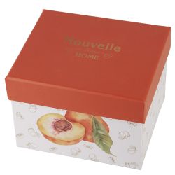 Кружка "Фруктовый сад.Персик" v=350мл (фарфор) (подарочная упаковка)