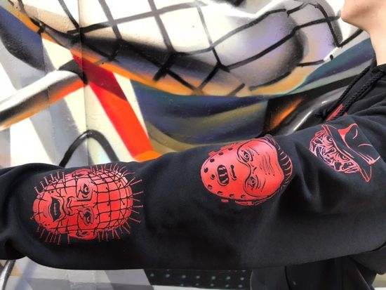 Худи HOOK Ужас чёрный