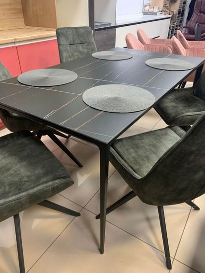 Стол Varna черная керамика 180