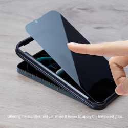 Стекло "Антишпион" от Nillkin для смартфона iPhone 13, 13 Pro, 14 и 16e, серия Guardian Privacy Tempered Glass Screen Proetector