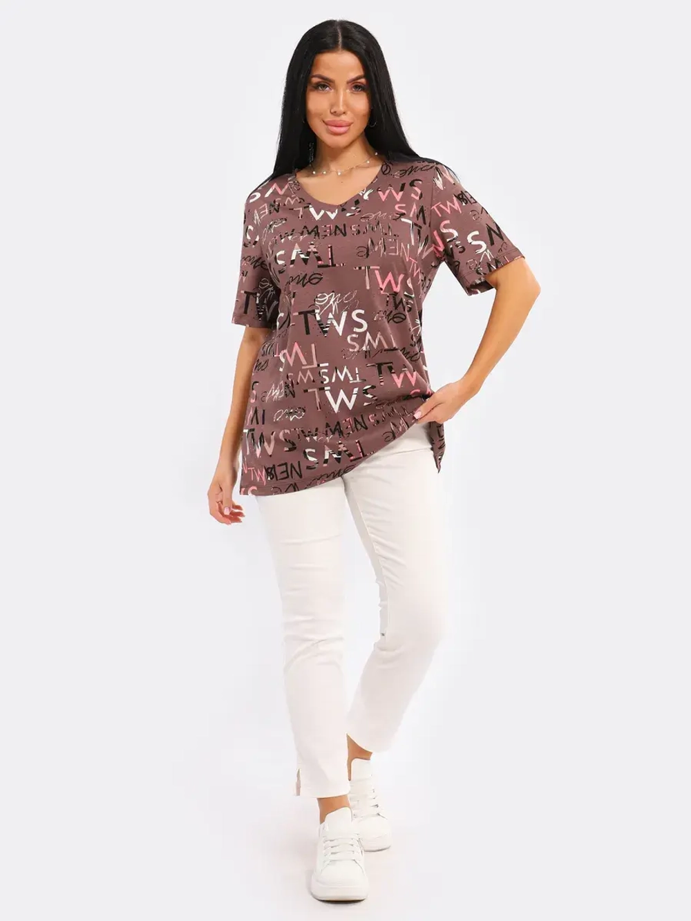 Футболка женская большие размеры