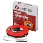 Рулетка геодезическая, 30 м, лента ПВХ, 12.5 мм, Bartex, шт