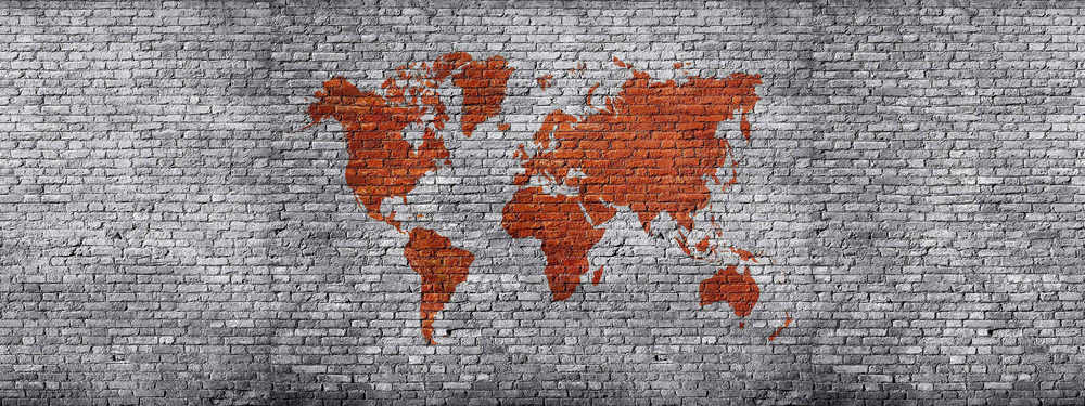 Дизайнерские обои Factura BRICKS MAP