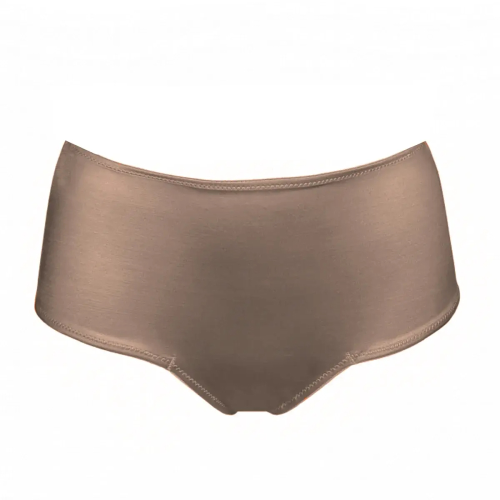 PRIMADONNA SATIN Трусы бесшовные с высокой талией, коричневый