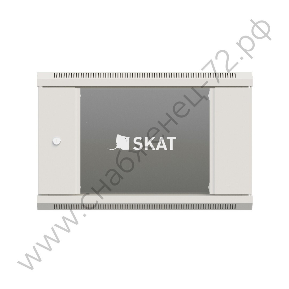 SKAT TB-15W660GF-G Шкаф настенный телекоммуникационный 15U 600х600х770мм, дверь стеклянная