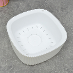 Кашпо Стрип 1,6л 20*20см со вставкой, белый