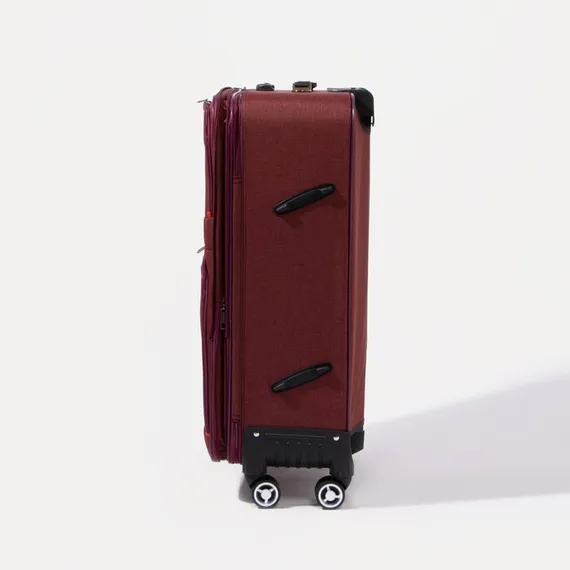Чемодан большой 28", отдел на молнии, 2 наружных кармана, кодовый замок, цвет красный