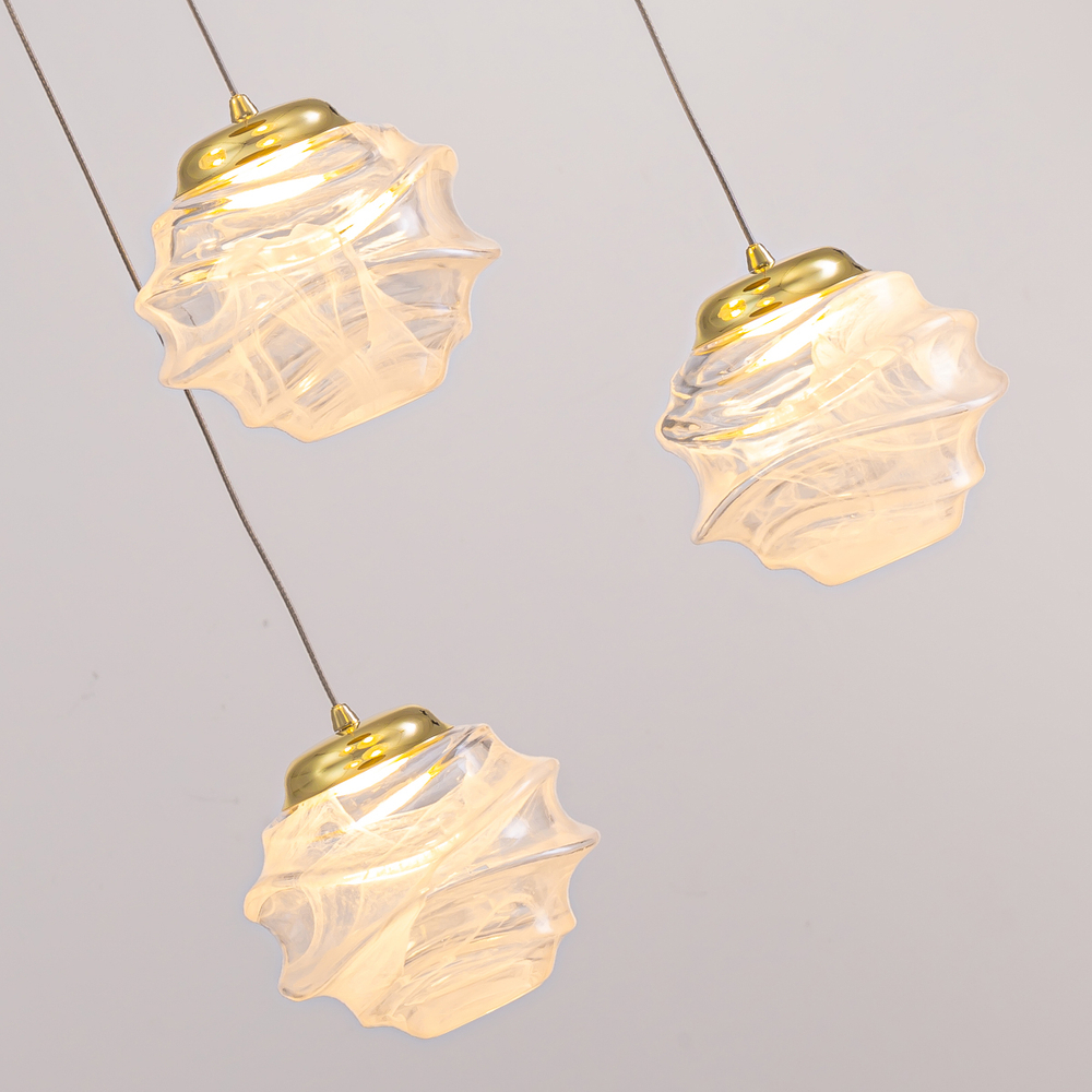 Подвесной светильник MD25030003-5A gold/clear