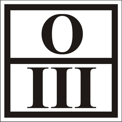 Знак "Отходы III класса опасности"