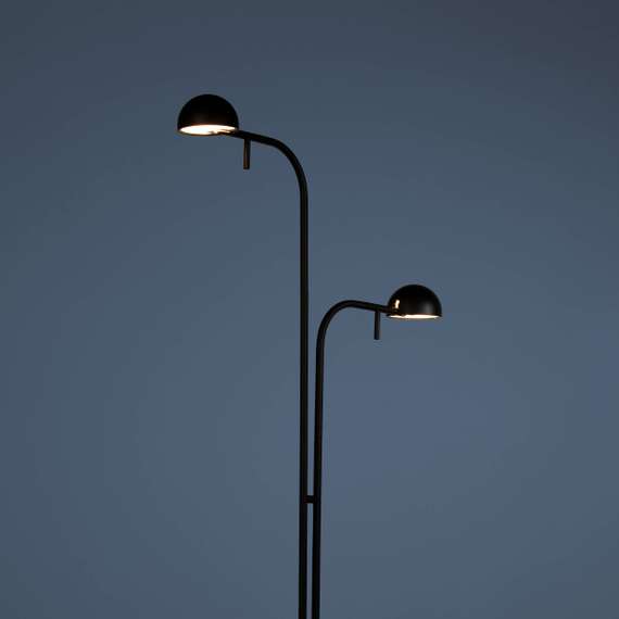 Торшер Anam Double 125 см, черный