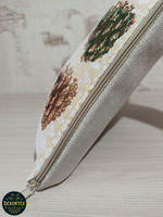 Декоративный гобеленовый чехол для интерьерной подушки Шишки 38*38