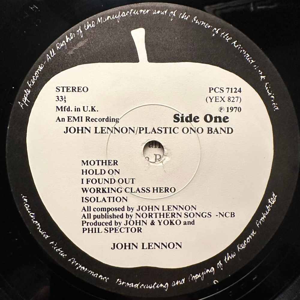 John Lennon / Plastic Ono Band - John Lennon / Plastic Ono Band (Англия)