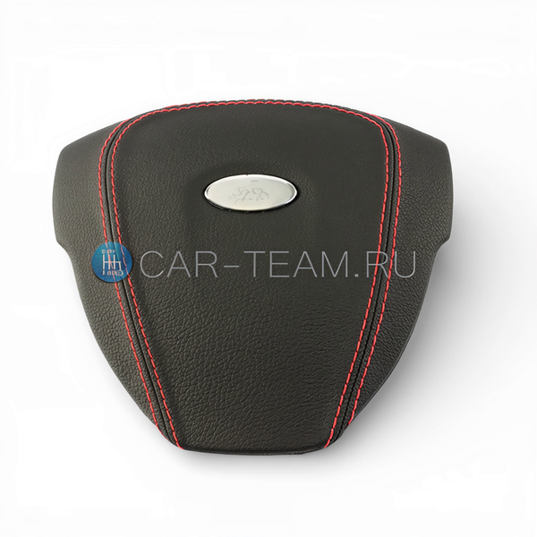 Муляж подушки безопасности (заглушка) в руль в экокоже на Лада Приора, Калина 2