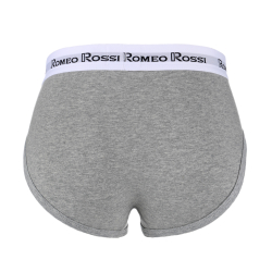 Мужские трусы брифы серые Romeo Rossi RR367-3