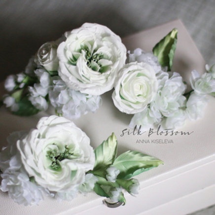 Украшения из шелка Silk Blossom