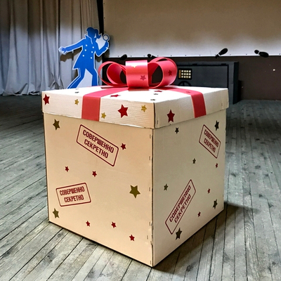 Коробка сюрприз БЕЛАЯ 001