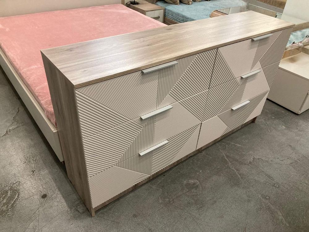 Комод Эмилия КМ-04 дуб смоки/айриш