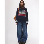 Джинсы БИЧ багги синие