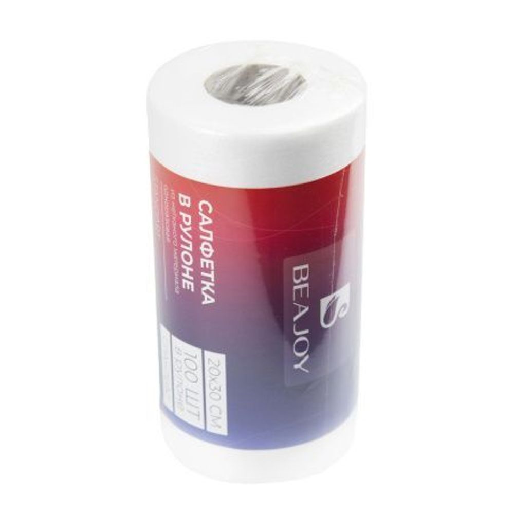 Салфетки в рулоне BEAJOY 20*30 см, белый спанлейс Standart