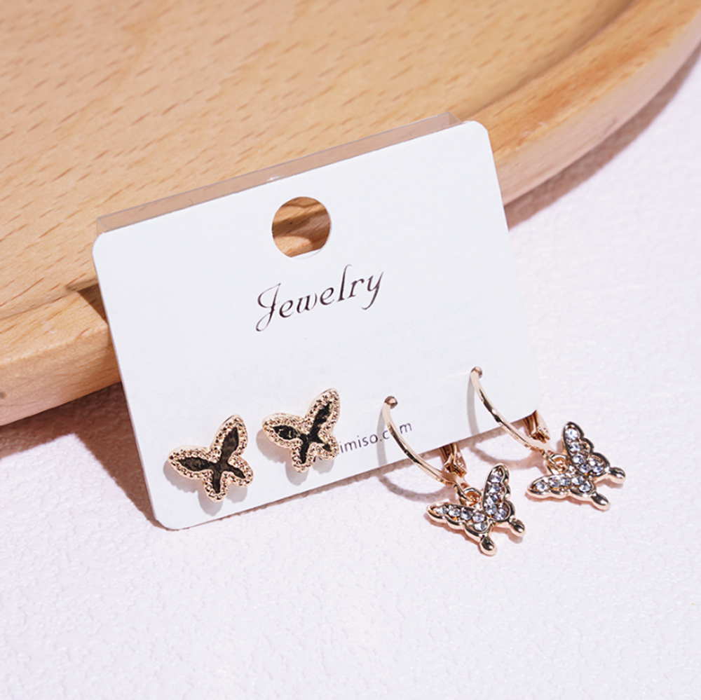 Набор сережек &quot;Butterfly Series&quot;