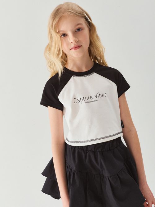 Футболка укороченная 