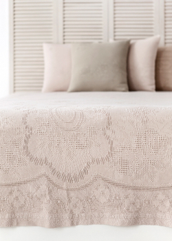 Покрывало 200x220 Luxberry Vivien телесное