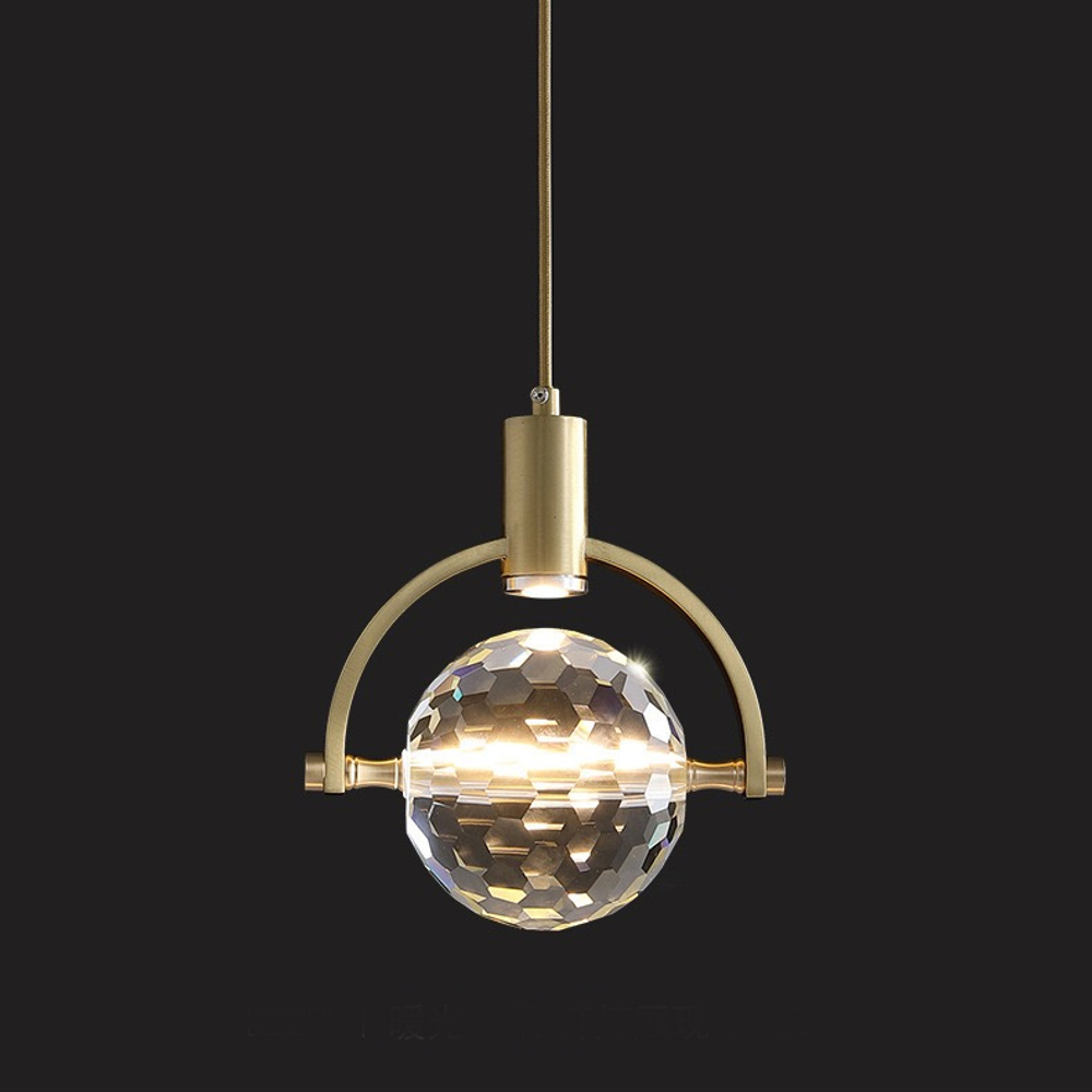 Подвесной светильник 2121P/A brass/clear