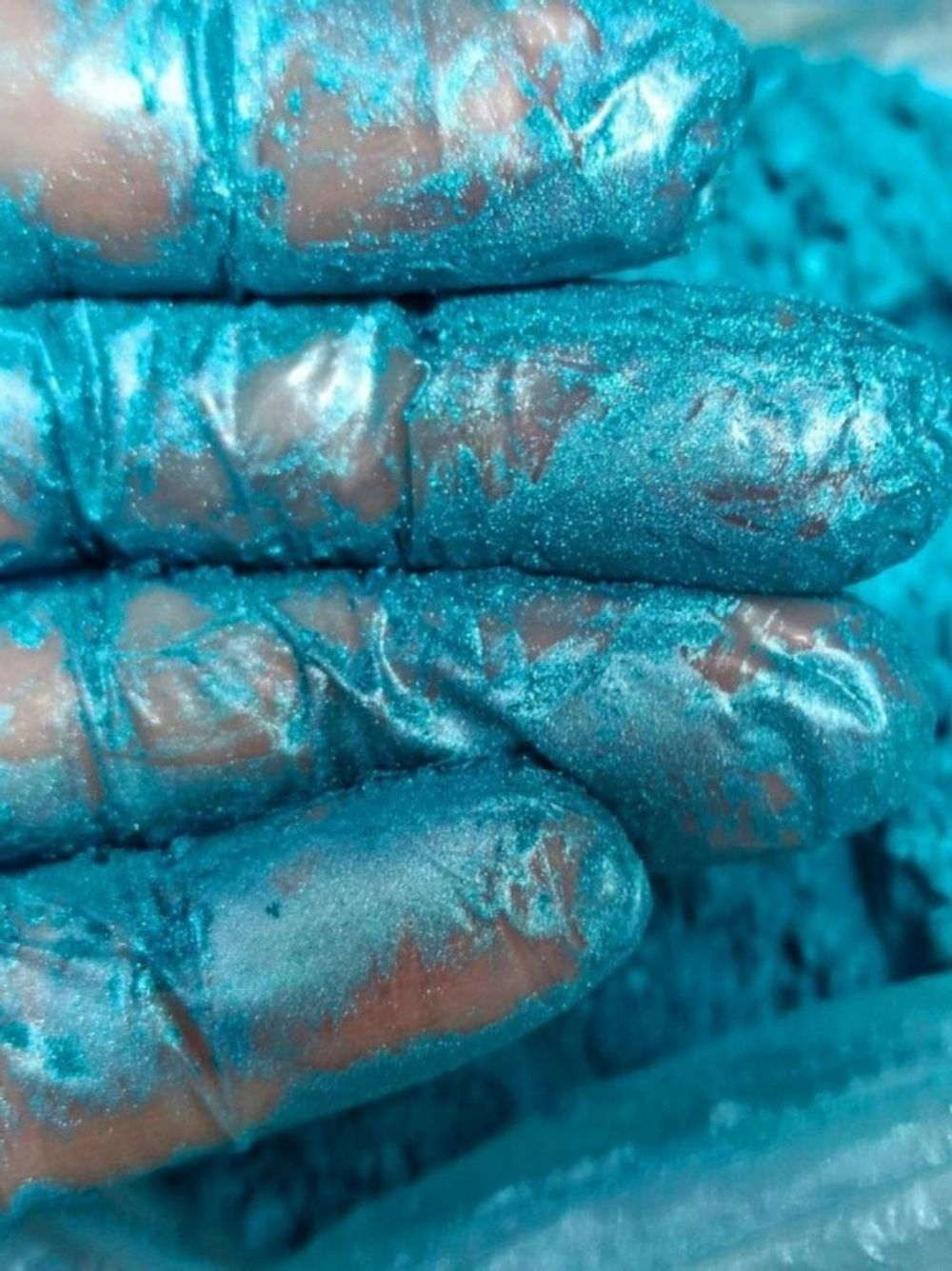 Пигмент 8977 - Голубой жемчуг - универсальный