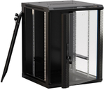 Шкаф серверный 19", 15U Hyperline TWB-FC-1566-GP-RAL9004
