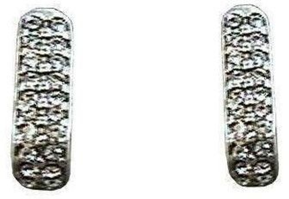 "Лика" серьги в серебряном покрытии из коллекции "Леди" от Jenavi  с английским замком