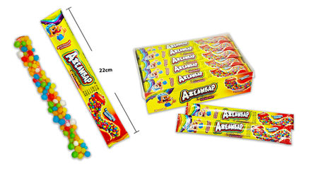 Жевательный мармелад Джелибар® (Хрустино Бамбино), 20*30*8г.