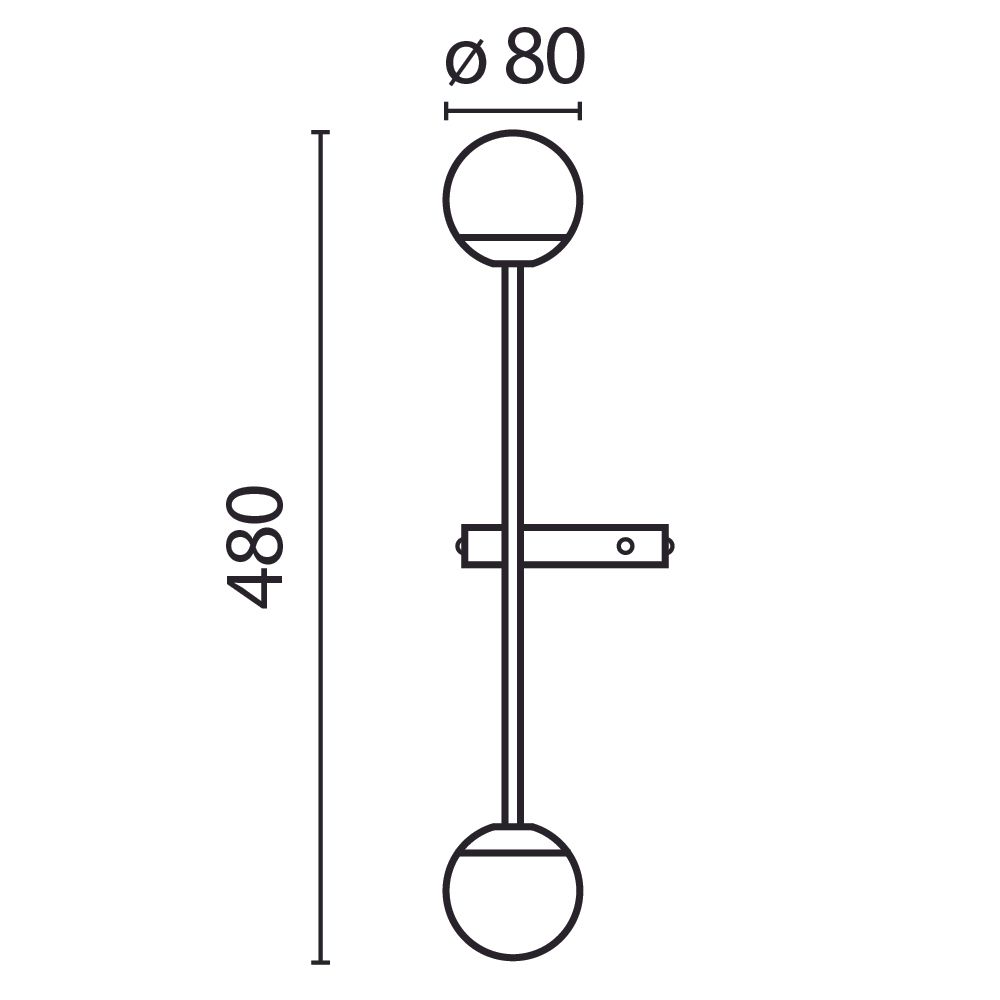 Настенный светильник (бра) Maytoni MOD285WL-L10BS3K