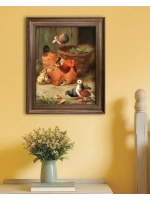 Картина интерьерная на холсте в раме 25*31 см