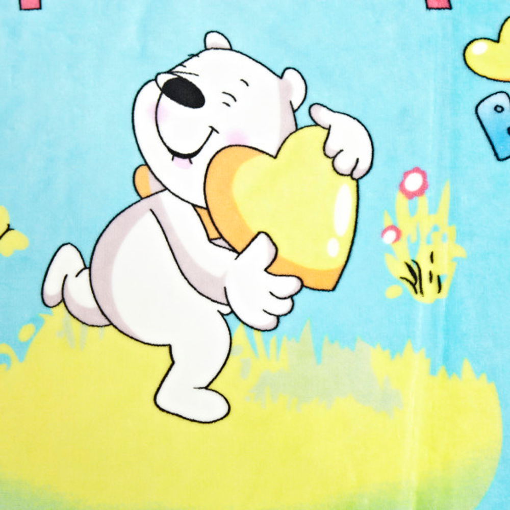 Плед 100х140 Sofi De MarkO Боби синий