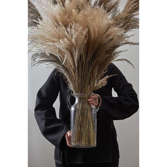 Ваза для цветов flowi, 29 см, прозрачная