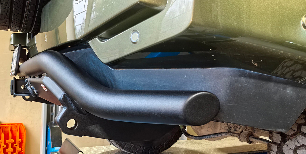 Бампер задний силовой/защита штатного бампера TANK 400 c квадратом под фаркоп РИФ