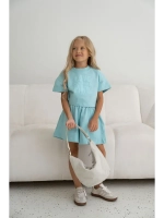 Летний костюм для девочки с шортами