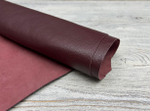 Натуральная кожа овчины цвет Bordo бордовый