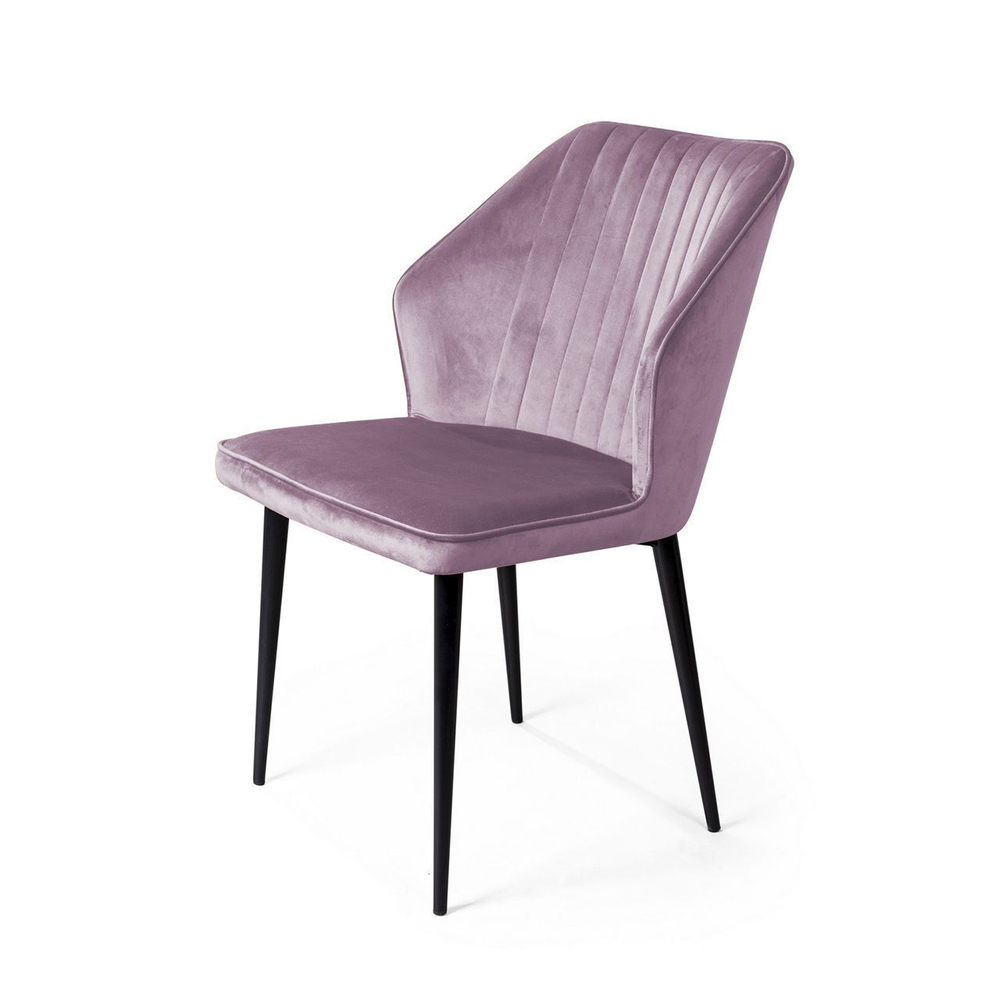 Стул Berg, бархат сиреневый 17