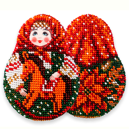 Матрёшка с лошадкой