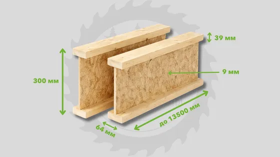 Двутавровая балка LamBeam CMLVL - 300