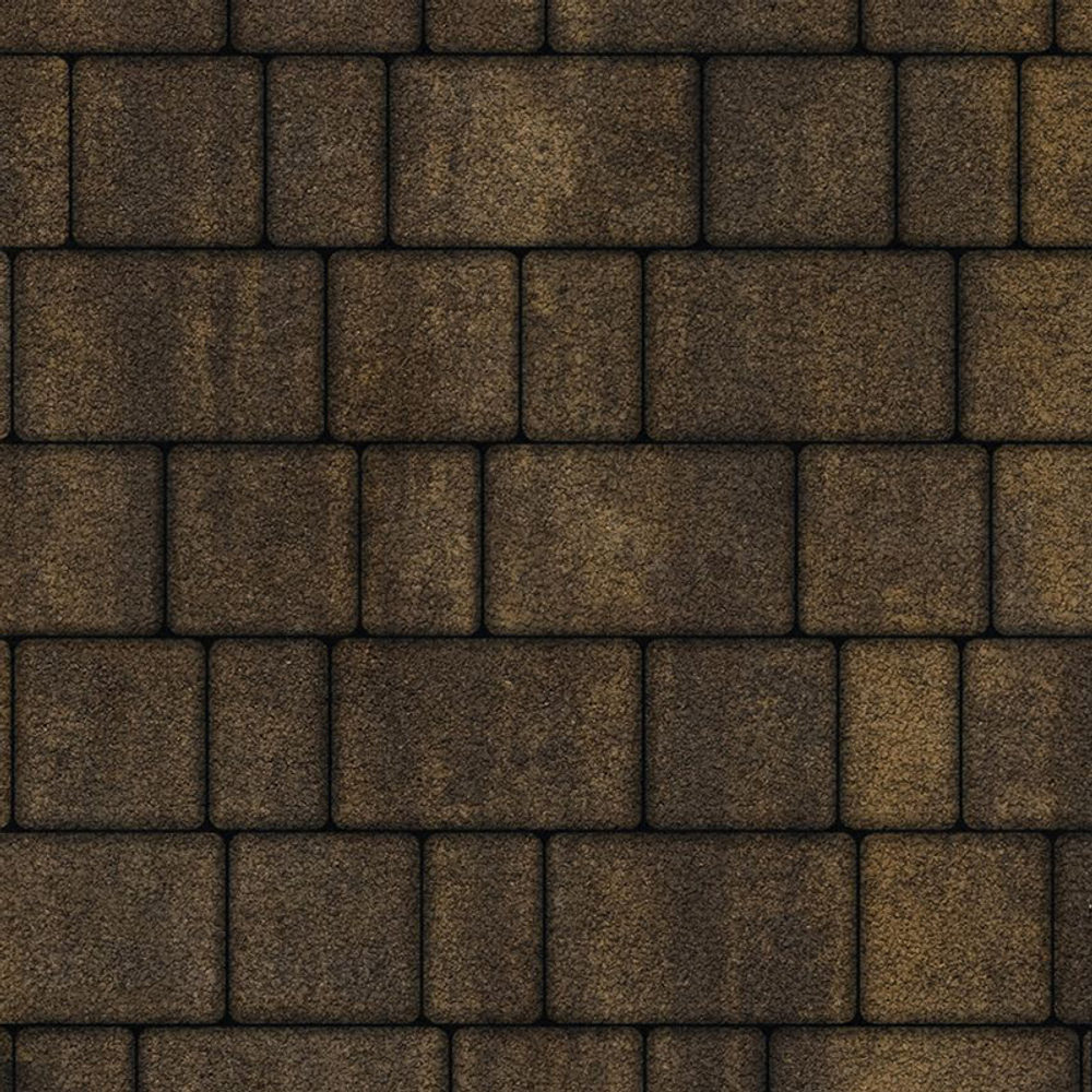 Тротуарная плитка СТАРЫЙ ГОРОД - Листопад гранит Мокко, комплект из 3 видов плит