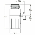 Измельчитель пищевых отходов INTENSO-500, Paulmark