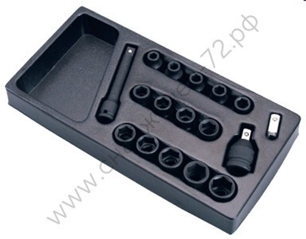 Комплект ударных головок1/2" Hans в ложементе, TT-21