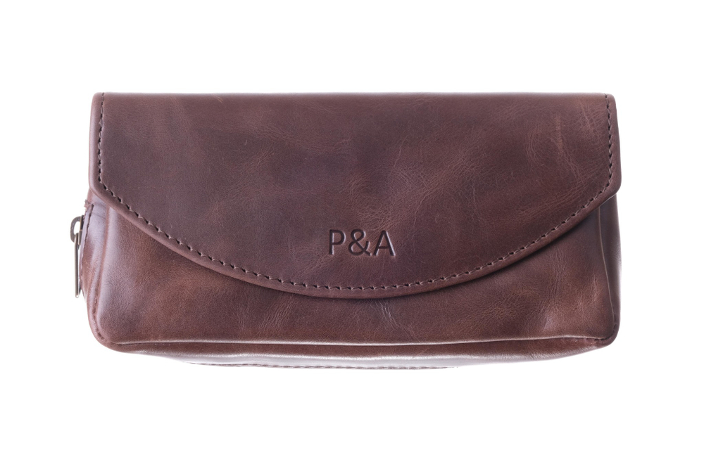 Сумка P&A для трубки и табака, натуральная кожа Crazy Horse, P315-Crazy-Horse