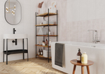 Sweety white mosaic wall 02 250х600 (1-й сорт)